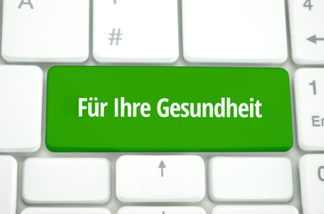 Sticker - Für Ihre Gesundheit