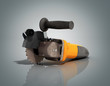 © nosorogua - Angle grinder on grey background 3d render