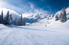 Ski Slope In Andalo/Paganella (Trentino)