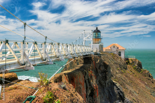 Fotografía Point Bonita Lighthouse outside San Francisco, California.