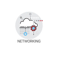 Wall Mural - social network communication chatting message icon vector