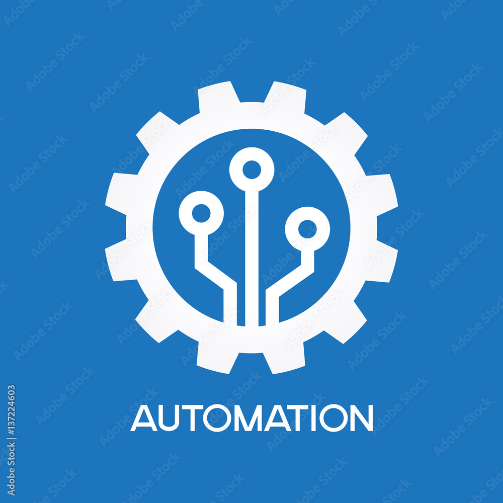 Automatic process icon Stock Vector | Adobe Stock