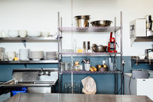 Tidy And Clean Industrial Kitchen