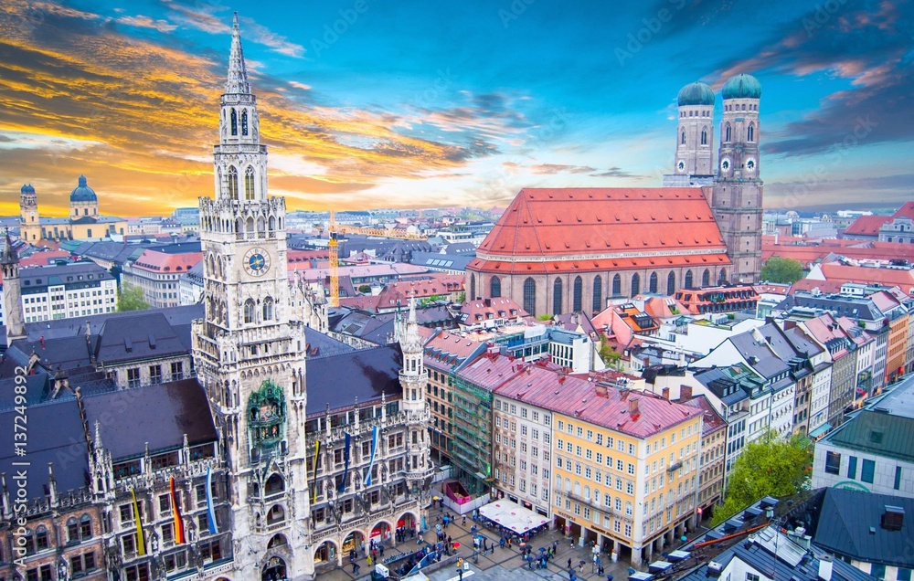 Munich, Germany - obrazy, fototapety, plakaty 