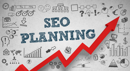 Poster - SEO Planning / Wall / Symbols