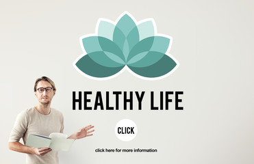 Poster - Healthy Life Vitality Physical Nutrition Personal Development Concept