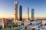 Fototapeta  - Madrid, Spain Skyline