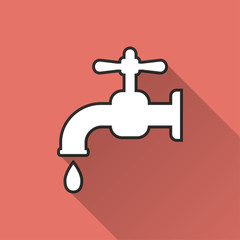 Wall Mural - Faucet vector icon