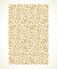 Vector vintage pattern in Eastern style.