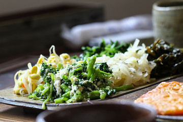 Delicious vegetables cooking