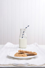 Wall Mural - Cookie and Milk Snack