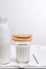 Wall Mural - Milk and Cookie Snack