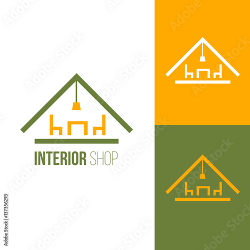Icon Or Logo Template For Furniture Shop Company