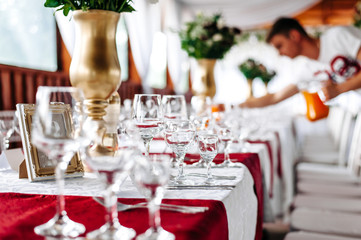 Wall Mural - decorated table at the event