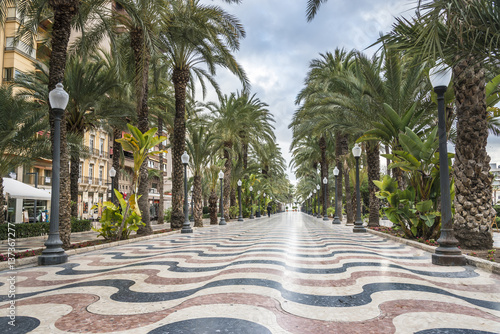 Fotografía The promenade Explanada, Alicante, Costa Blanca, Valencia, Spain
