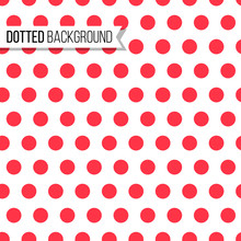 Polka Dot Seamless Pattern. Vector Illustration. Texture Design For Background