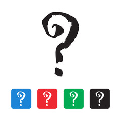 Sticker - question mark icon