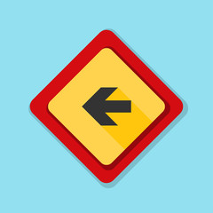 Left Arrow Sign illustration