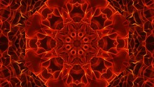The Dancing Fiery Kaleidoscope. Animation Loop