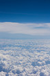 © happystock - above cloud blue sky background only