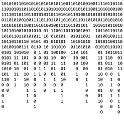 binary code zero one matrix white background beautiful banner wallpaper