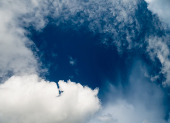 Sky and White cloud