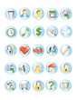 Round Business Icons