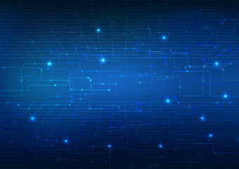vector background abstract technology communication data Science
