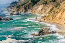 USA Pacific Coast Beach Landscape, California