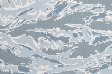 Wall Mural - US air force tigerstripe digital camouflage fabric texture background