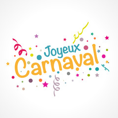 Poster - joyeux carnaval