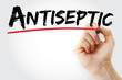 © dizain - Hand writing Antiseptic with marker, concept background
