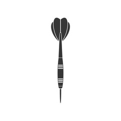 dart arrow icon isolated on white background. vector illustration