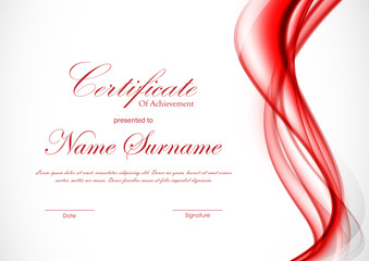 Sticker - Certificate of achievement template