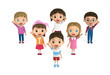© KEN Illust.Shop - 3D animation - The children who shake a hand