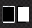 © nexusby - tablet mockups with blank screens, black and silver