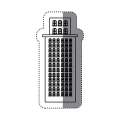 Poster - city buildings icon image, vector illustration design