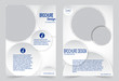 © kheat - Silver color Brochure template flyer design