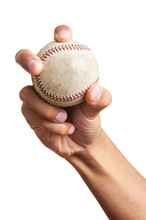 Baseball In Man's Hand