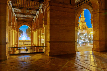 Wall Mural - Seville. Spanish Square.