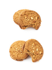 Poster - Peanut butter homemade cookie isolated