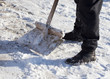 © schankz - Worker cleans snow shovel