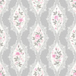 seamless floral pattern with lace and roses