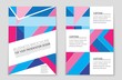 © happyvector071 - Abstract vector layout background set. For art template design, list, front page, mockup brochure theme style, banner, idea, cover, booklet, print, flyer, book, blank, card, ad, sign, sheet,, a4.