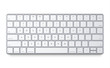 © fenskey - Magic Aluminium keyboard on a white background