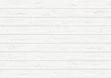 White Wood Plank Texture Background
