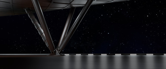 Wall Mural - Space environment, ready for comp of your characters 3D rendering