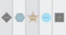 Light Grey Seamless Patterns For Universal Background