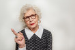 © Yakobchuk Olena - Severe mature woman expressing her discontent