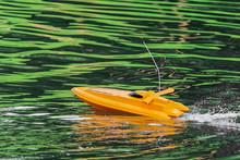 Remote Controlled Yellow Speedboat